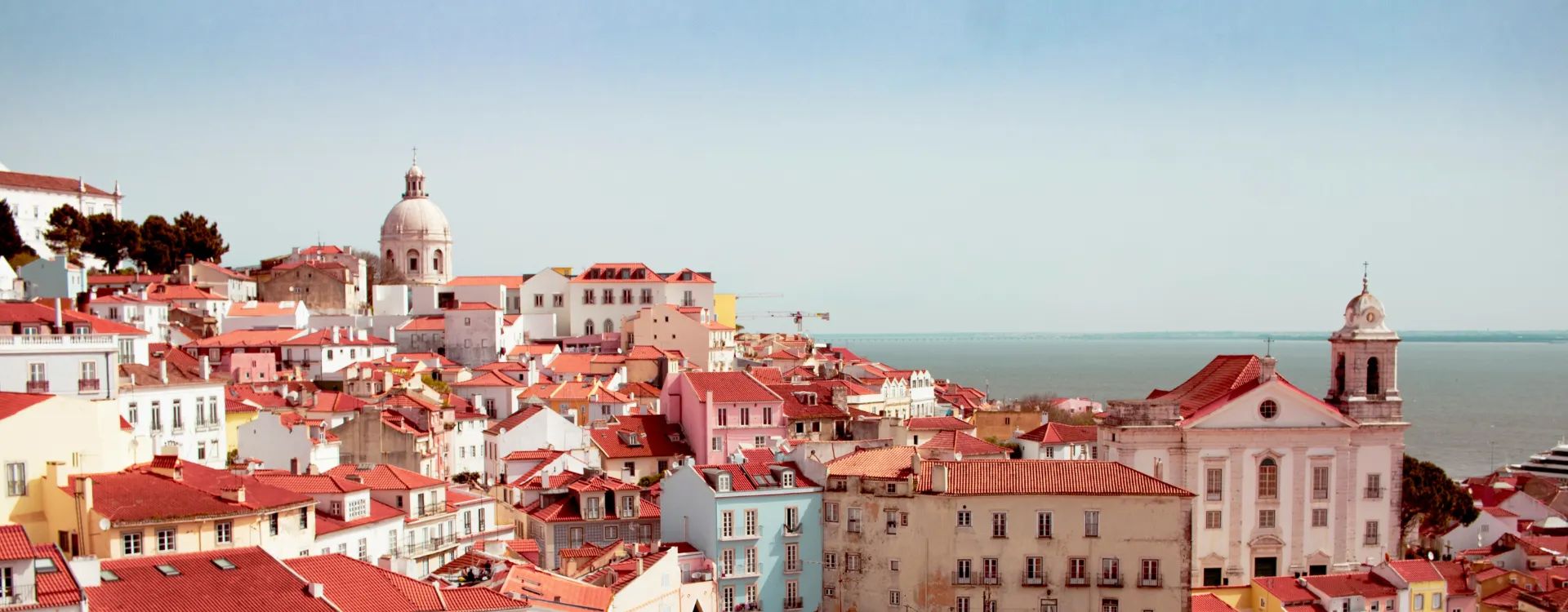 View over Lisbon city Portugal
