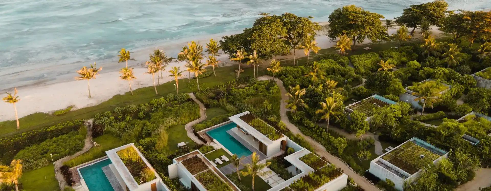 Accommodation and aerial view of Cap Karoso Sumba, indonesia