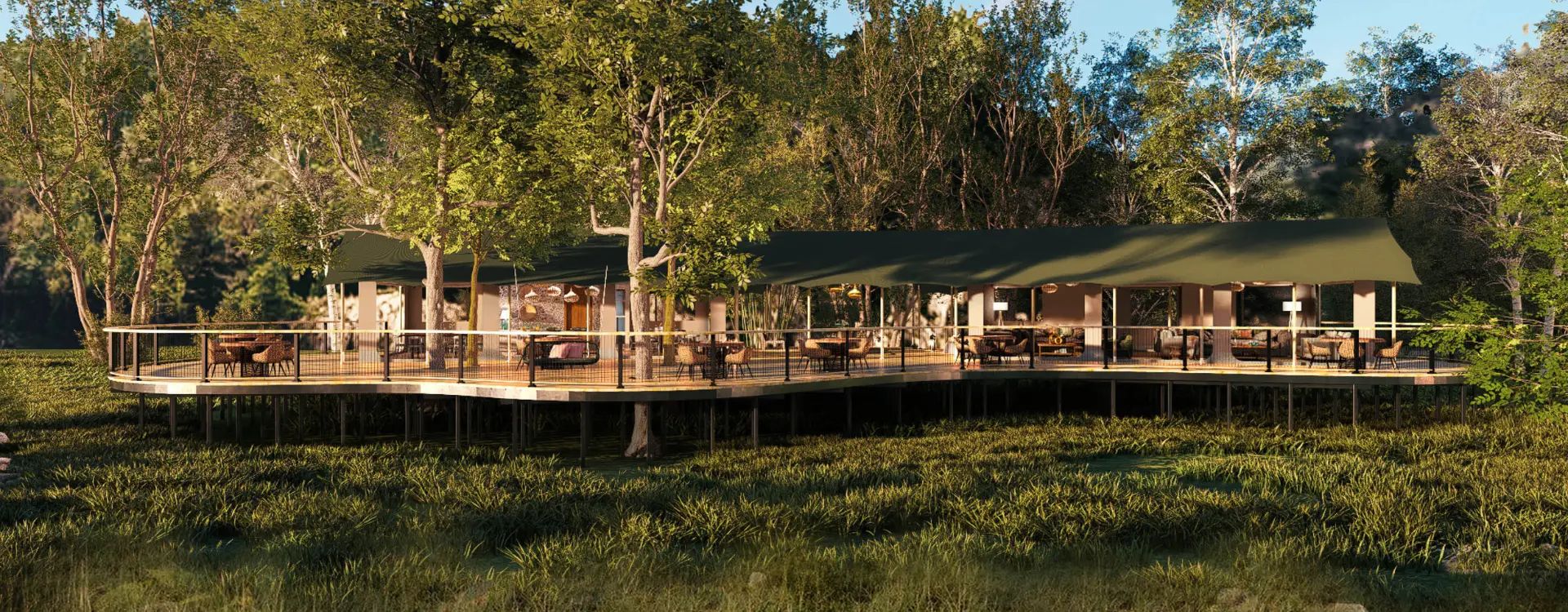 Luxury tented camp in Kenya's Maasai Mara