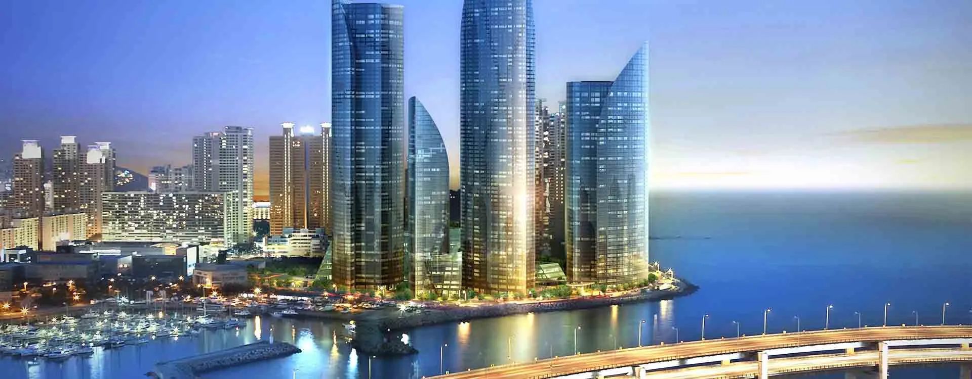 The exterior of Park Hyatt Busan