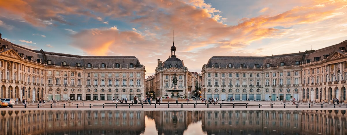 Place de la Bourse in Bordeaux, France