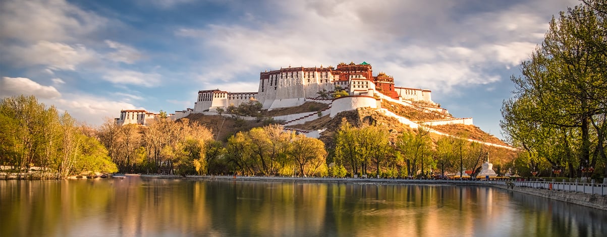 Tibetan fort, Gyangze, central Tibet