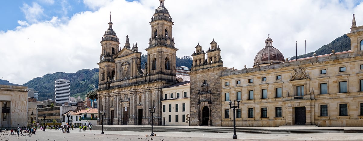 Bolivar Square and Cathedral - Bogota, Colombia