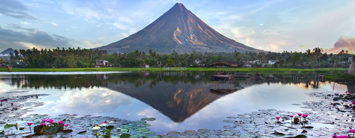 Mayon volcano at early morning, Philippines
