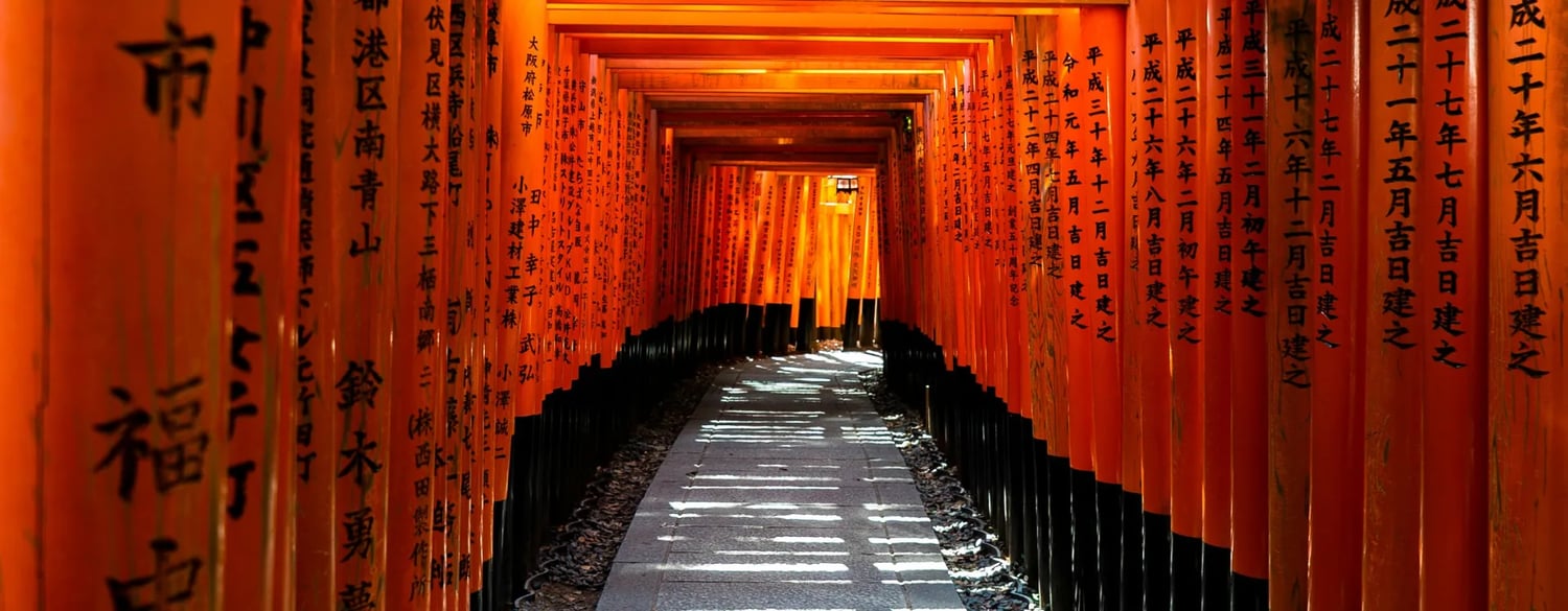 Fushimi Inari-taisha Shrine in Kyoto, Japan