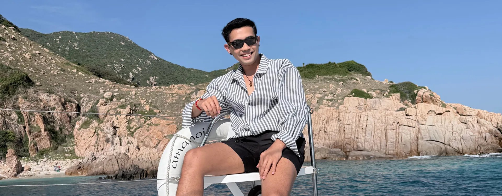 Lightfoot sales consultant Khairil at Amanoi in Vietnam