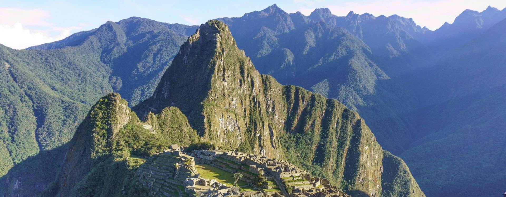 View of Machu Picchu in Peru