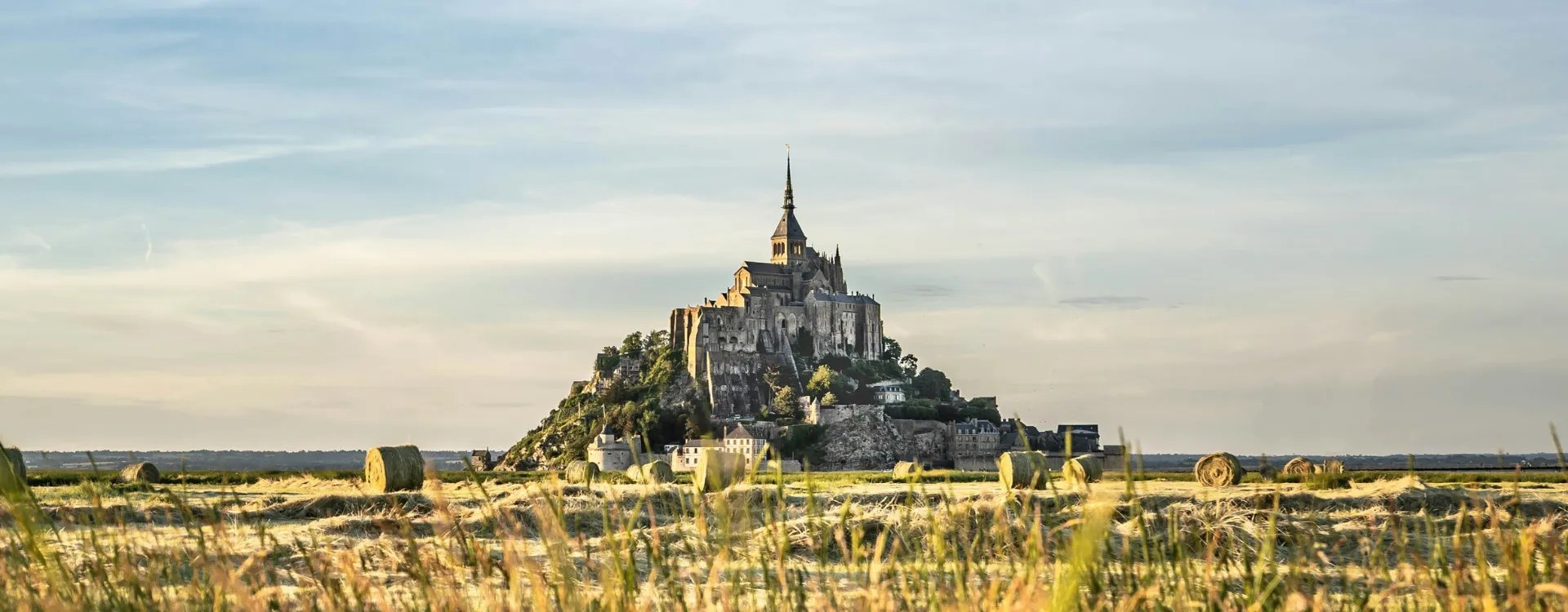 Panoramic view of Mont Saint Michel