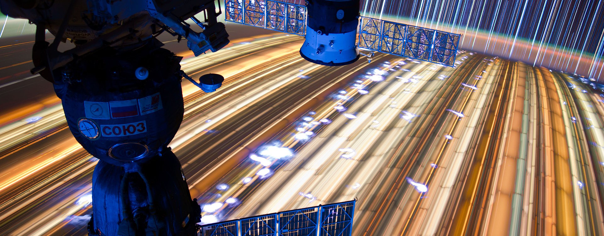 ISS-star-trails