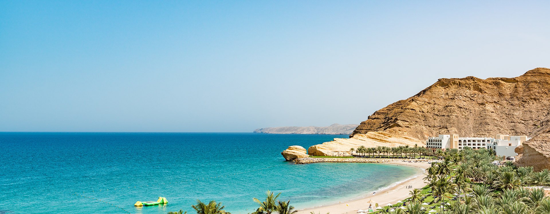 Omani Coast Landscape in east of Muscat, Oman.