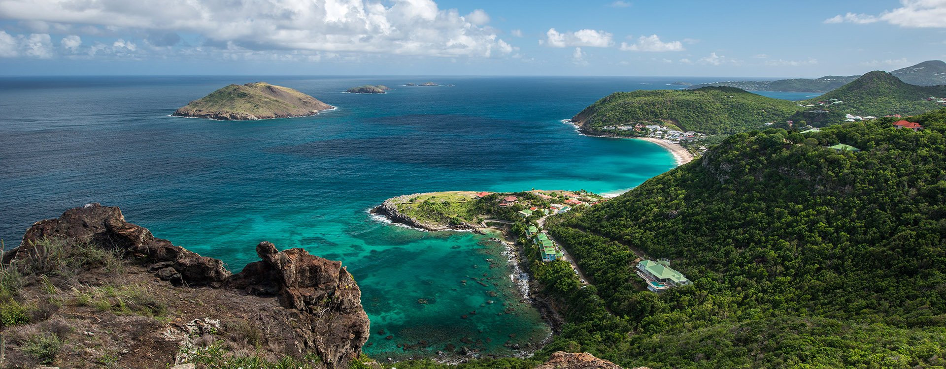 St Barth Island, Caribbean sea