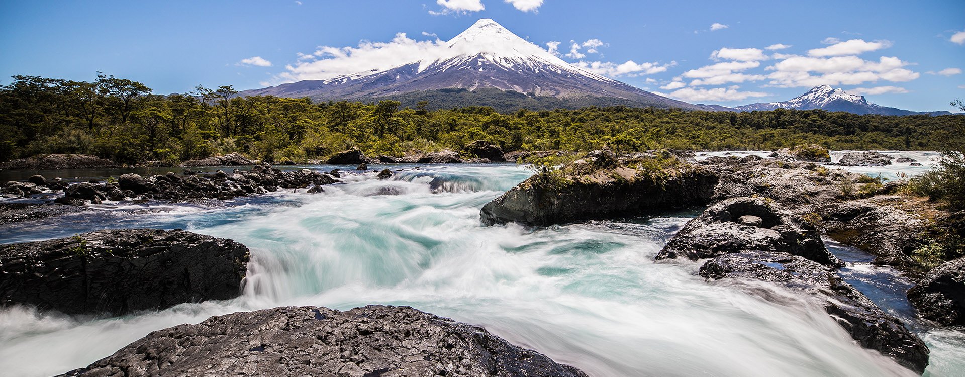 Osorno Volcano located in Puerto Montt within the Lake District in Chille