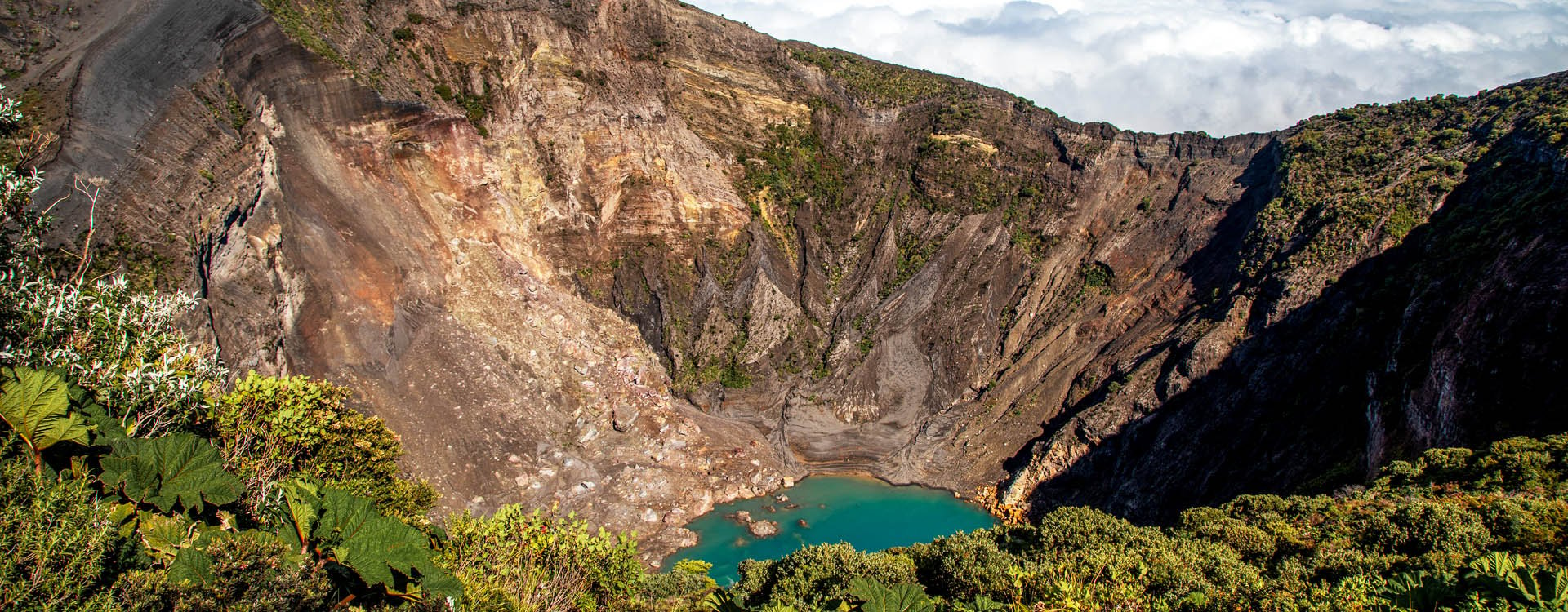 Volcano Irazu in Central Valley Costa Rica