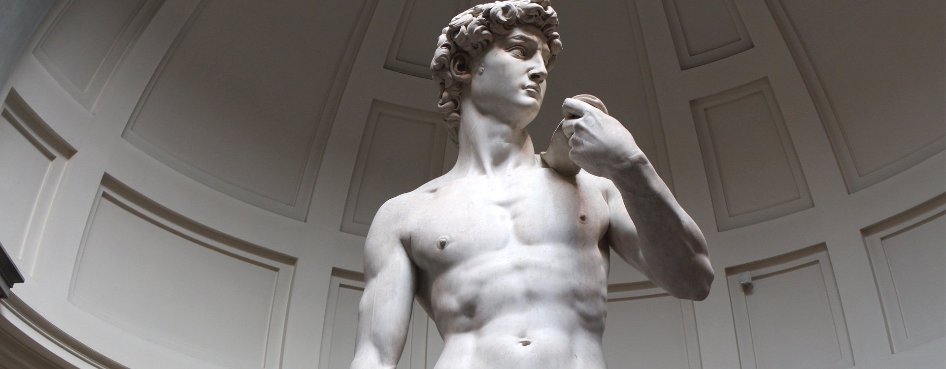 David is a masterpiece of Renaissance sculpture created in marble by Michelangelo