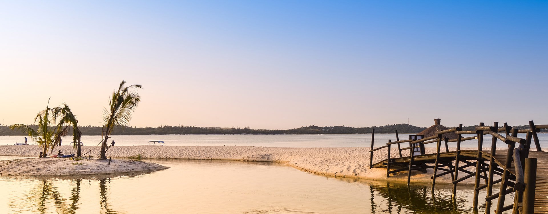 Bilene beach Lagoon in Mozambique