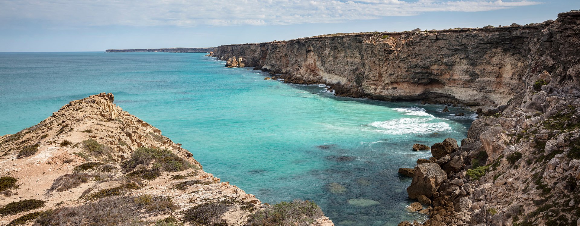 View of the cliffs at the Great Australian Bight in South Australia