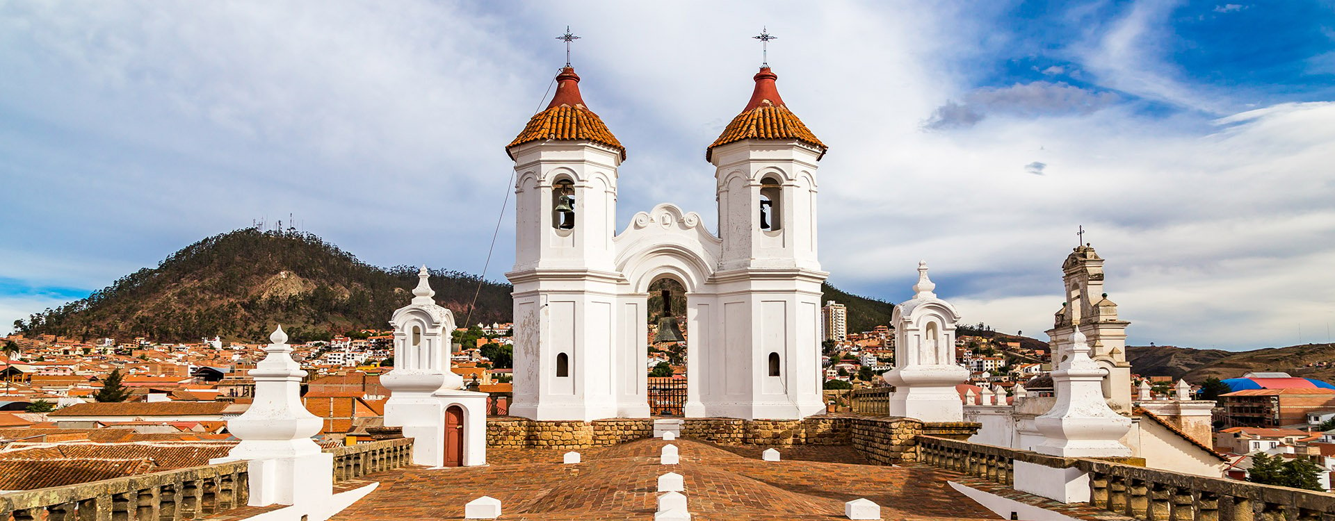 A view of downtown Sucre, Bolivia