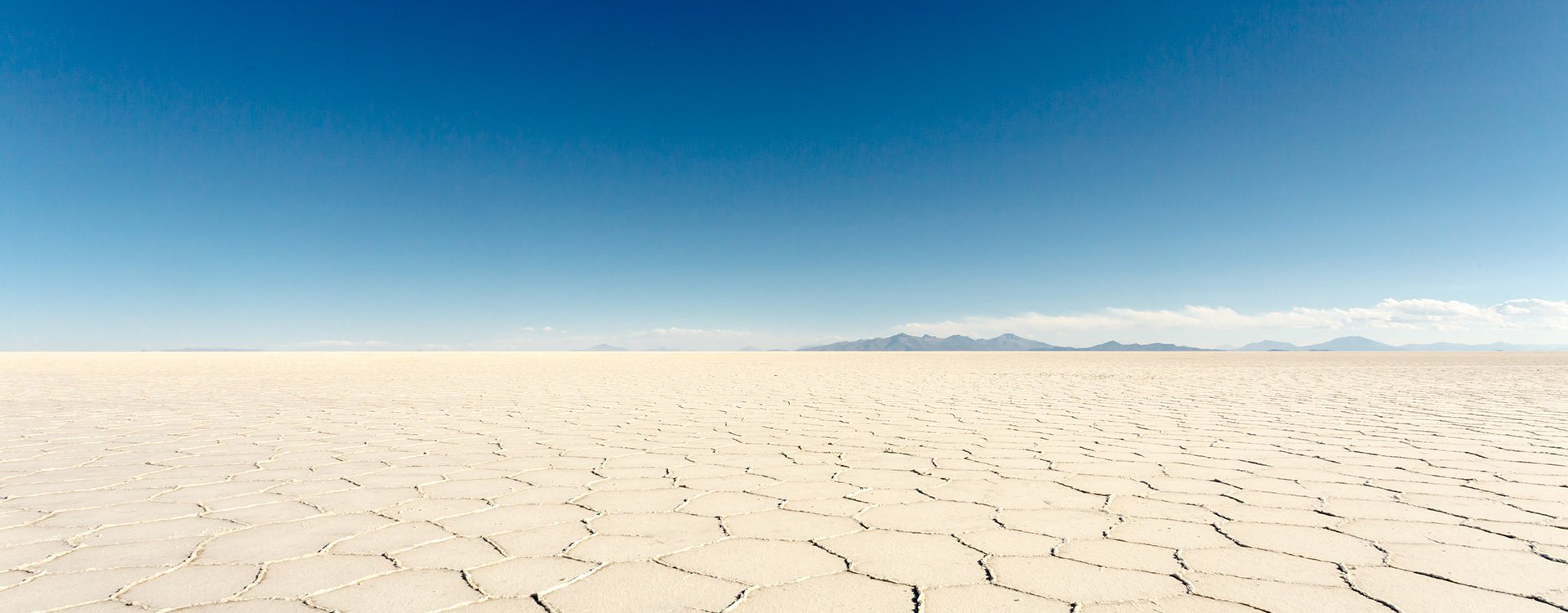 Uyuni, Bolivia. Salt Desert in the Dry Season.
