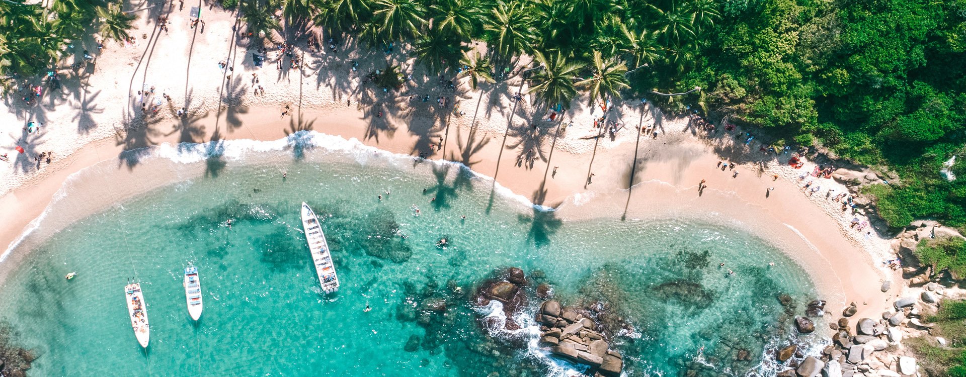 Tayrona National Park Colombia Drone View