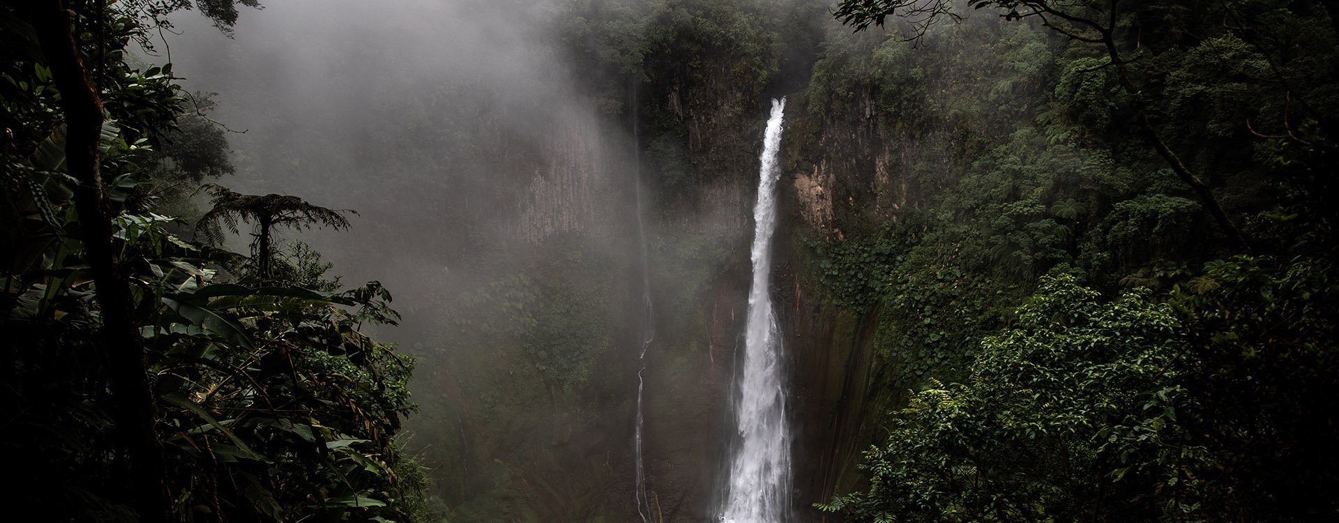 Catarata del Toro waterfall in Central Valley of Costa Rica