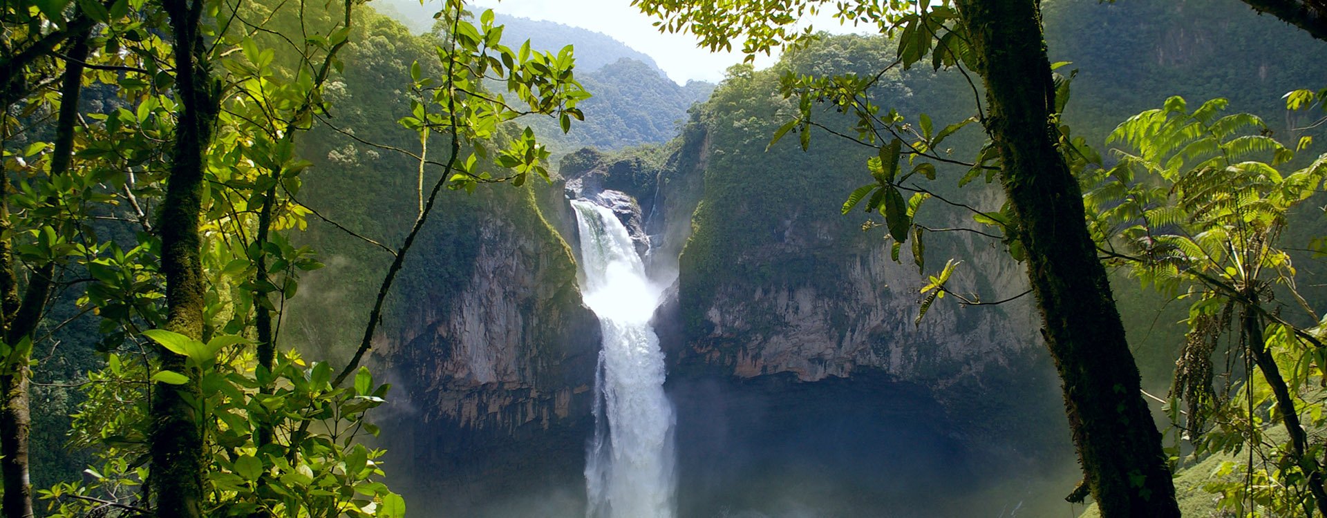 San Rafael Falls. The Largest Waterfall in Ecuador