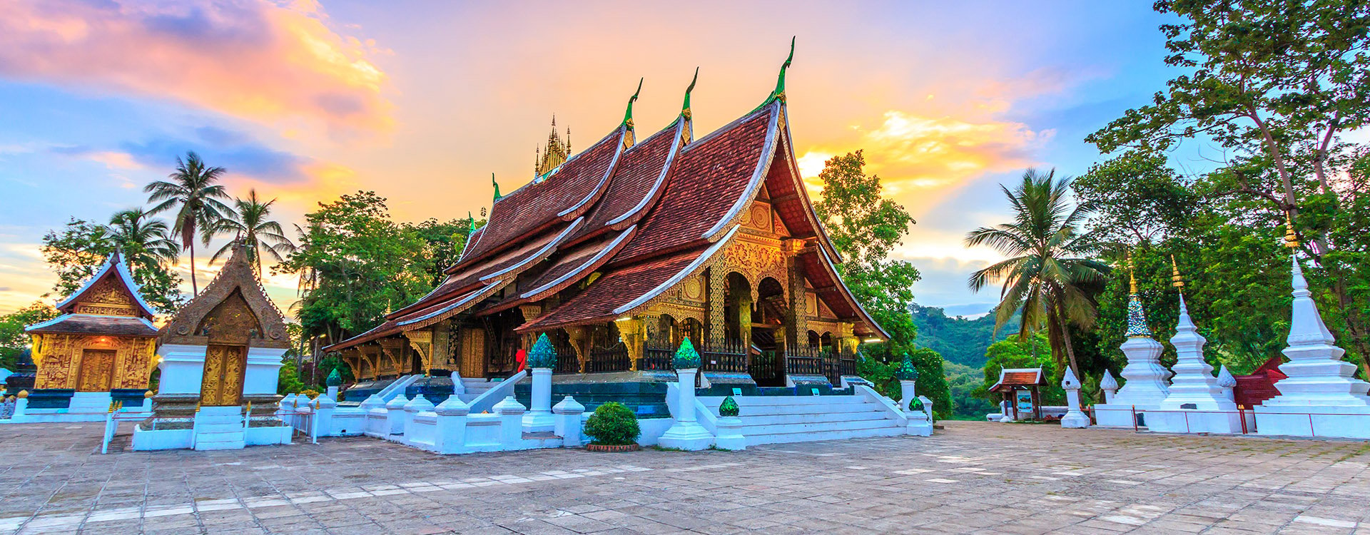Wat Xieng Thong (Golden City Temple) in Luang Prabang, Laos. Lao monasteries
