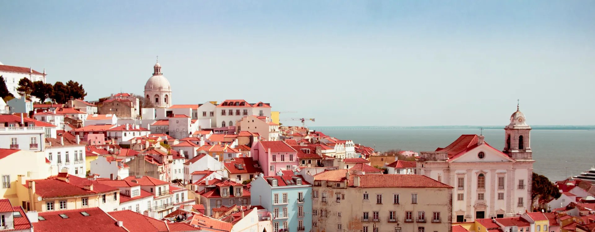 View over Lisbon city Portugal