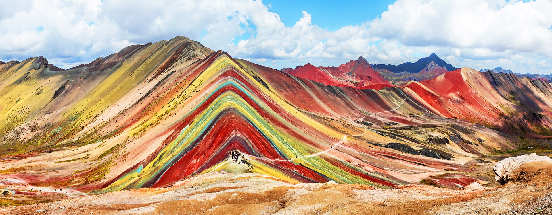 Rainbow Mountain (Vinicunca Montana de Siete Colores - Spanish) in Cusco, Peru