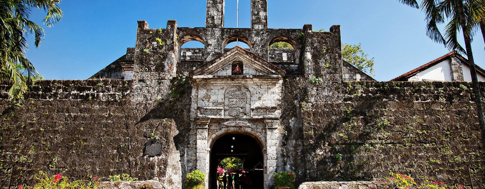 Fort San Pedro in Cebu, Philippines on a clear sunny day