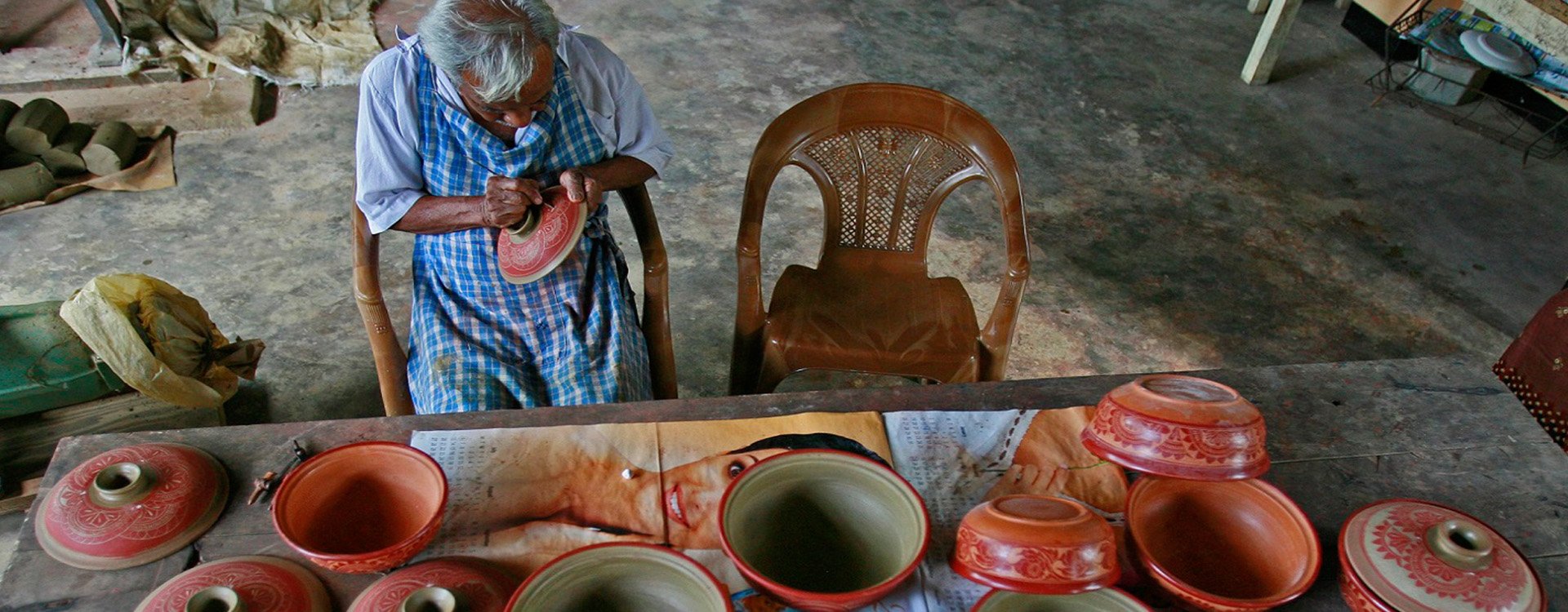 Sri Lanka_Colombo_Pottery Wheel_iStock_000028630714