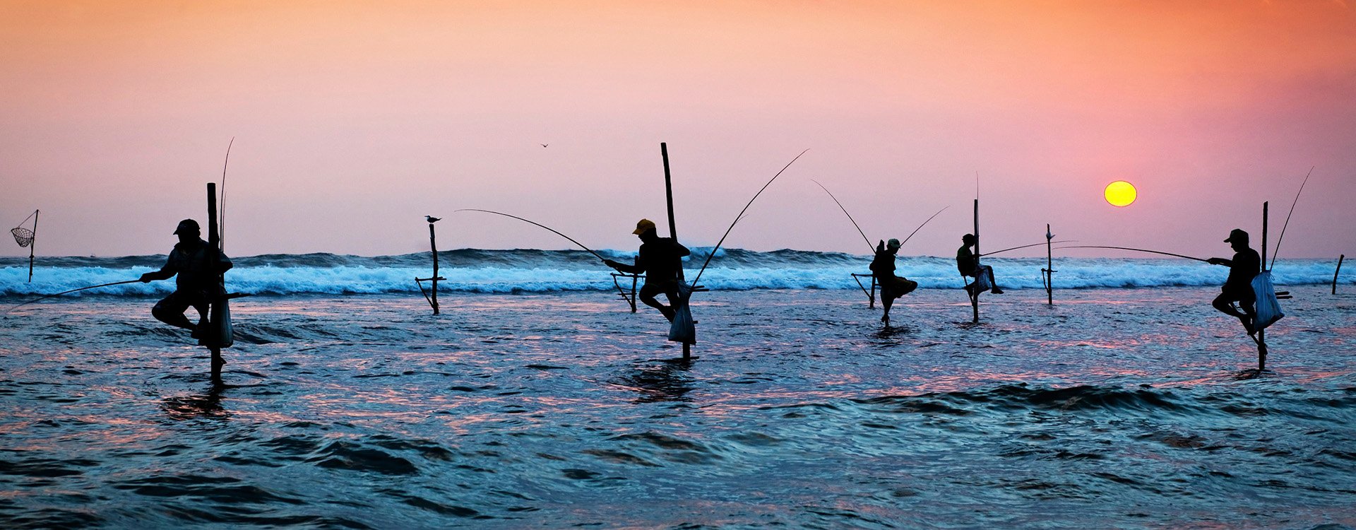 Sri Lanka_GALLE_stilt fishing_iStock_000062744030
