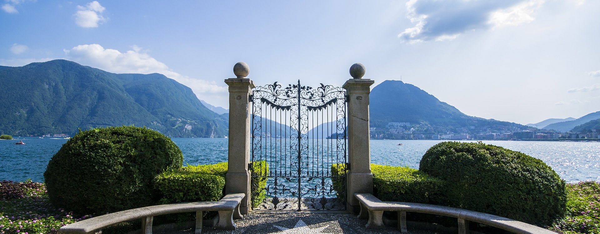 Gates on Lake Lugano - Lugano, Switzerland