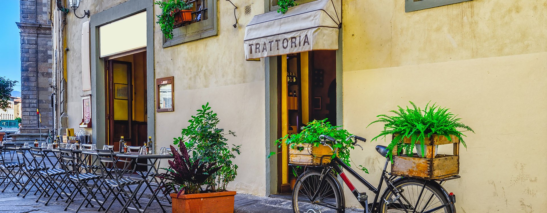 trattoria in Florence, Tuscany, Italy
