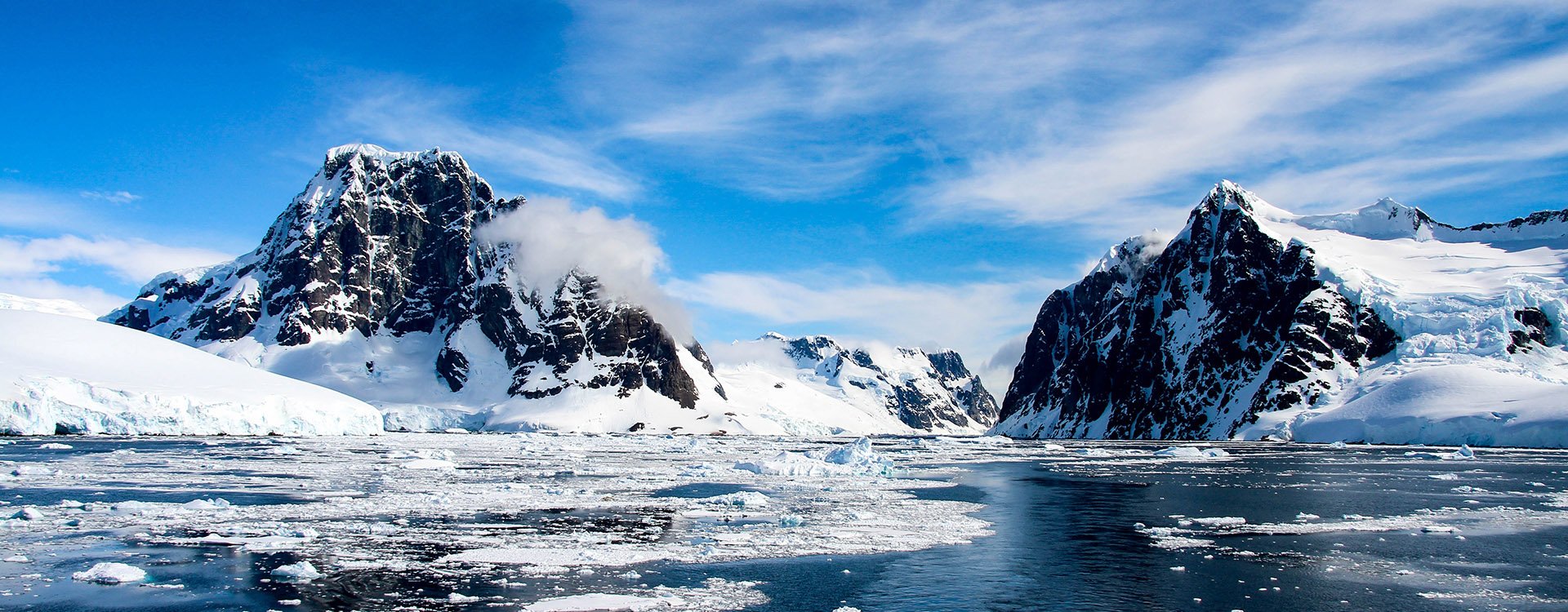 Beautiful landscape and scenery in Antarctica