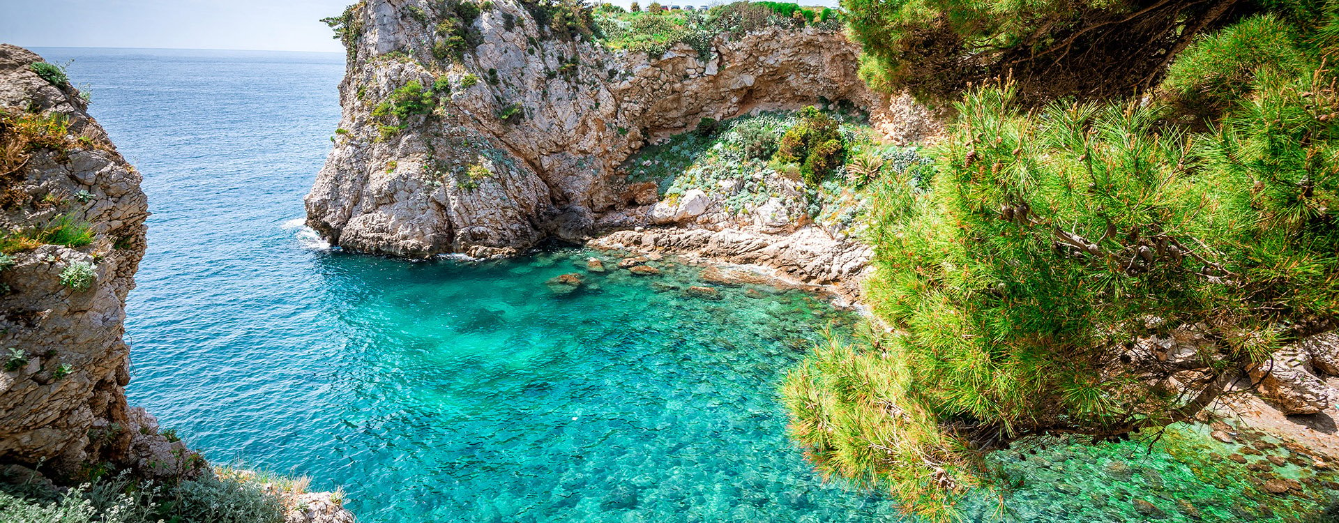 View of Dubrovnik, Croatia coastline