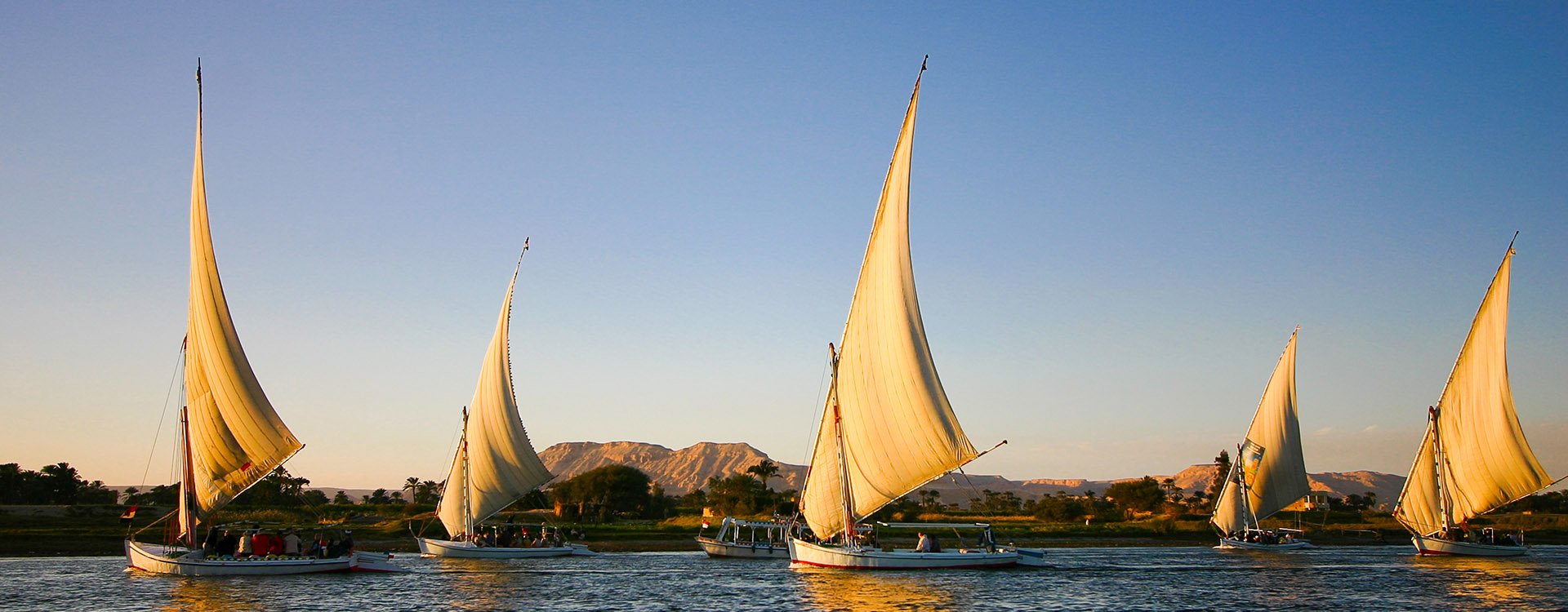 felucca on the Nile river