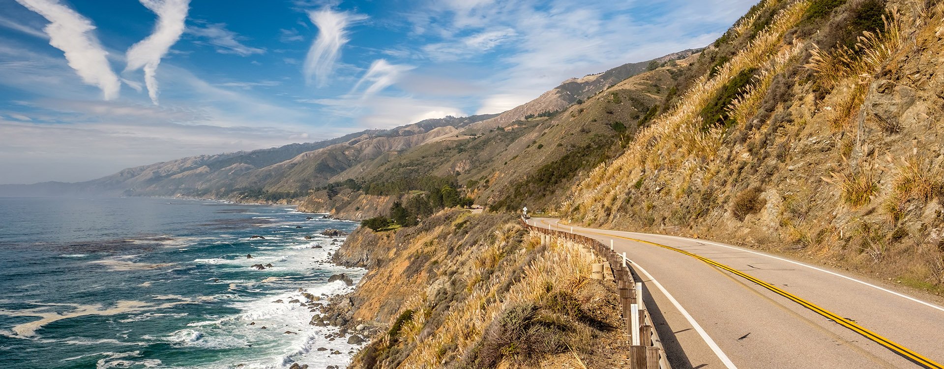 Highway 1 on the pacific coast, California