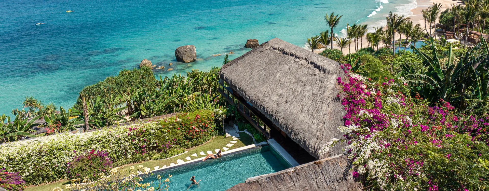 Aerial image of Nihi Sumba Indonesia