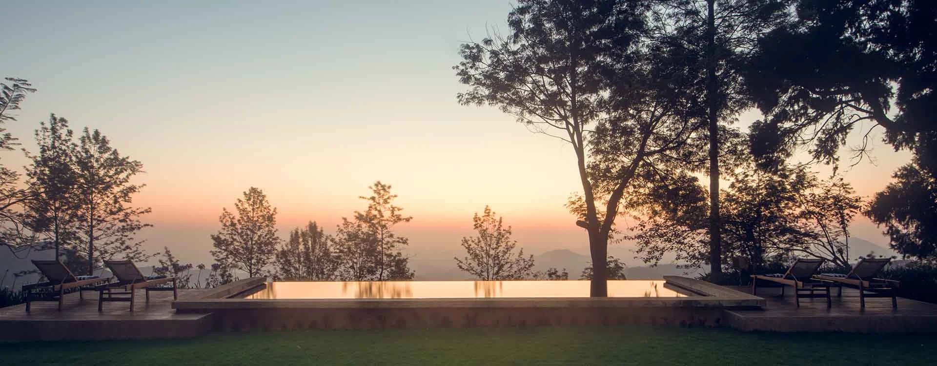 Main pool at Goatfell with Sunset View, Sri Lanka