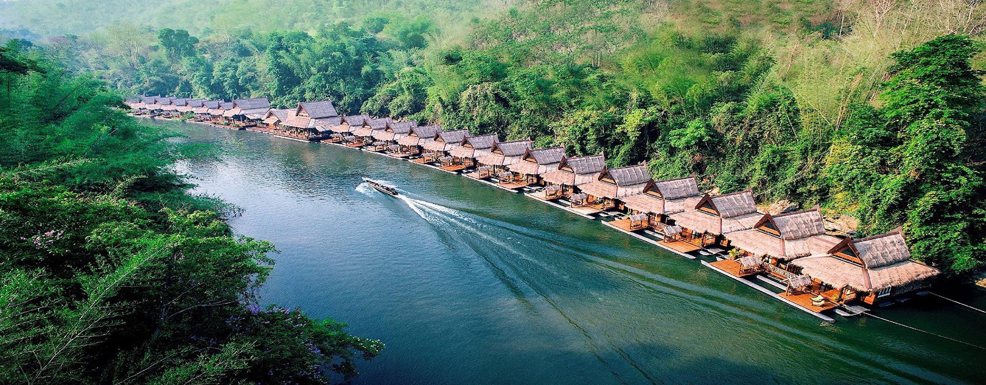 Thailand_Kanchanaburi_The Float House_Aerial