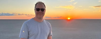  ? Nico in Botswana at the Makgadikgadi Pans 