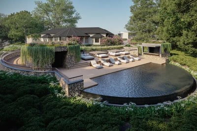Swimming pool at Uga Ghiri, Ella, Sri Lanka