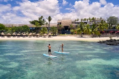 Paddle Boarding at Lux Grand Baie, Luxury Holidays to Mauritius