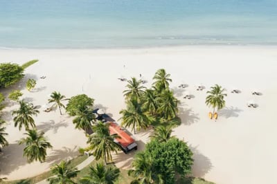 Beach at Uga Bay Sri Lanka