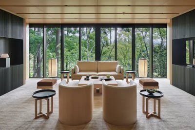 Suite Livingroom Aman Kyoto Japan