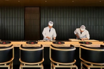 Fine dining Aman Kyoto Japan