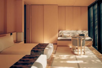 Bedroom at Aman Kyoto Japan