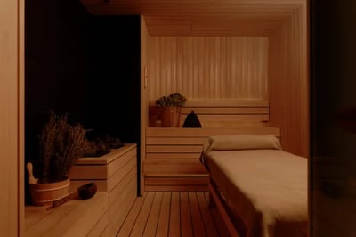 Sauna at Aman Nai Lert Bangkok luxury hotels Thailand