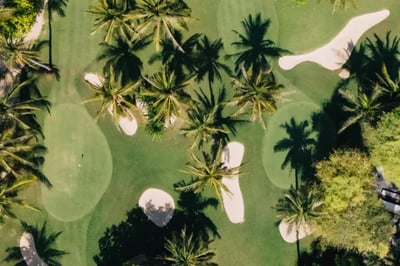 Golfing at Banwa Private Island