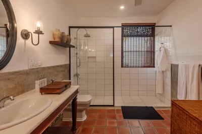 Bathroom at Uga Riva, Negombo, Sri Lanka